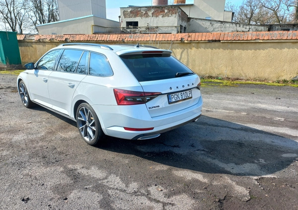 Skoda Superb cena 129900 przebieg: 97000, rok produkcji 2021 z Witkowo małe 79